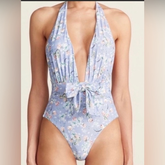 NWT Medium WE WORE WHAT | Swim Brooklyn One Piece Dry Flowers Swimsuit - Picture 2 of 5